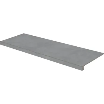 Dlažba Extra - schodová tvarovka rektifikovaná 29,8x119,8 tmavě šedá, tl. 9 mm DCFVD724