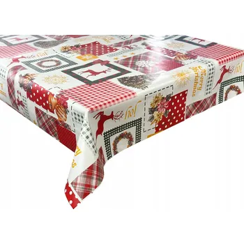 ubrus Metrážová ubrusovina Vánoční Sob Sníh 160x140 cm