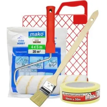 Mako souprava Gold váleček, mřížka, zárohák, páska ( )