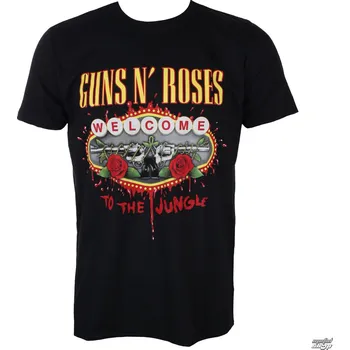Tričko metal pánské Guns N' Roses - Welcome To The Jungle - ROCK OFF - GNRTS28MB - M