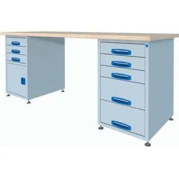 Dílenský stůl Dílenský pracovní stůl P20.11 Rozměry: 2180 x 600 x 860 mm