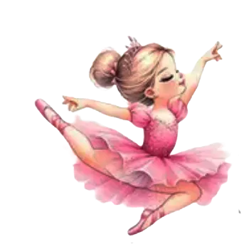 Nažehlovací obrázek - baletka VIII (7,9 x 8,0 cm)