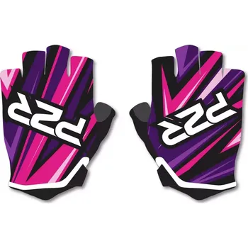 Cyklistické rukavice Dětské rukavice P2R Funki pink-purple 8-10let P20639