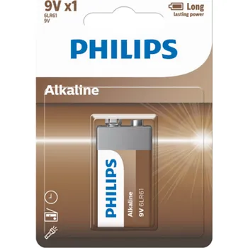 Článková baterie Philips Baterie 9 V Entry Alkaline, 1 ks