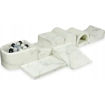 Dětské hřiště Pěnové dětské hřiště s bazénkem s kuličkami - micro mramor