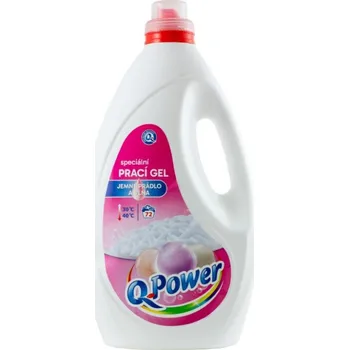 Přípravek na praní Q-Power speciální prací gel na vlnu a jemné prádlo 72PD