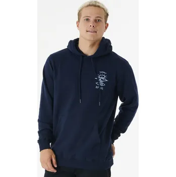 Pánské oblečení Pánská Mikina RIP CURL SEARCH ICON HOOD CFEGL9_49 – Tmavě modrá S