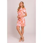 Dámské šaty MOE M856 RŮŽOVÁ XL