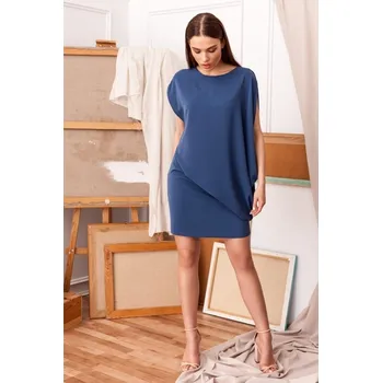 Dámské šaty Dámské šaty STYLOVE S262 BLUE XXL