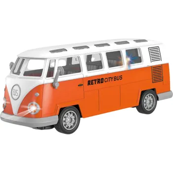 RC model ostatní LEAN Toys RC Retro City Bus 1:30 s osvětlením