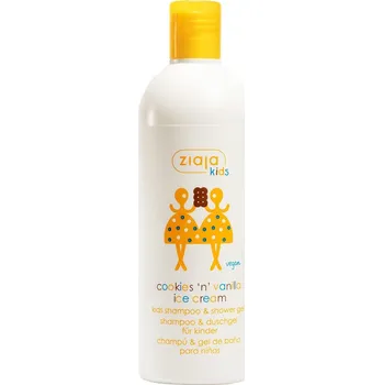 Koupelová kosmetika Ziaja Kids Šampon a sprchový gel 2v1 sušenky a vanilková zmrzlina