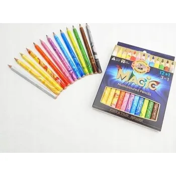 Pastelka Pastelky MAGIC TRIO Koh-i-Noor 12+1