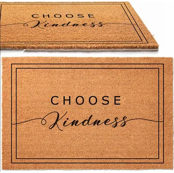 Rohožka Kokosová rohožka venkovní na boty 40x60 s potiskem Choose Kindness