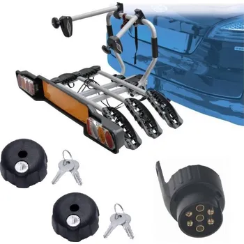 Peruzzo SIENA 3 kola nosič na tažné zařízení + 2x zámek nosiče + adaptér el. přípojky + DÁREK + Doprava ZDARMA