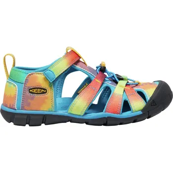 Chlapecké sandály KEEN Seacamp II CNX Youth Dětské sandály vivid blue/original tie dye 36 10020968KEN01C07