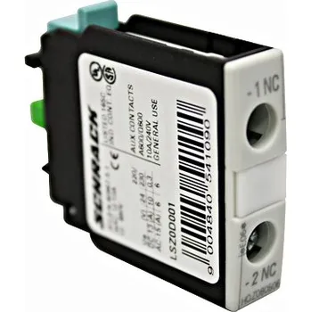 Stykač Schrack Pomocný kontakt čelní, 1R / 1Z, velikost 0-12 Varianta: LSZ0D001 1R