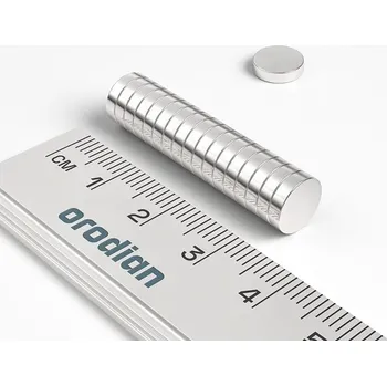 Dekorativní magnet orodian.cz Neodymový magnet válec 8×2 mm - N38