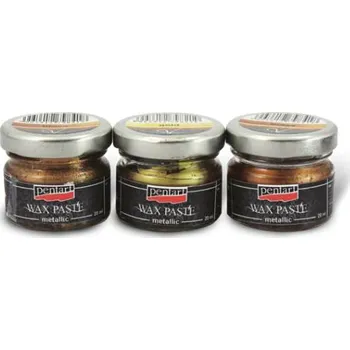 Výtvarná barva Metalická vosková pasta 20 ml