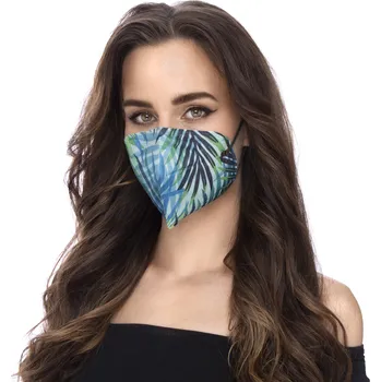 respirátor Balerina zdravotnický Český nano respirátor FFP2 - Green leaves