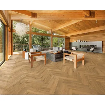 vinylová podlaha Dřevěná podlaha dvouvrstvá KAHRS Herringbone Dub cd kouřový šedý 111PCDEKFIKE600