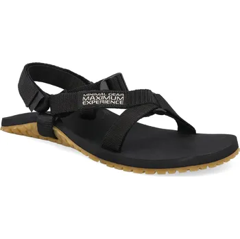 Dámské sandále Barefoot sandály Boskyshoes - Performance Z-tech natural rubber černé Velikost: 45