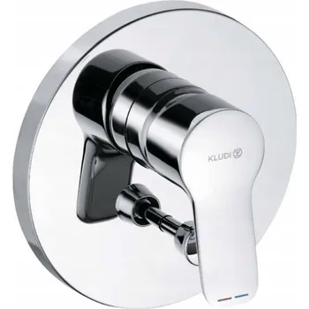 Vodovodní baterie Nástěnná sprchová baterie Kludi PURE&EASY stříbrná