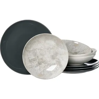 Stolování Ritzenhoff & Breker CECINA sada talířů 8 ks šedá