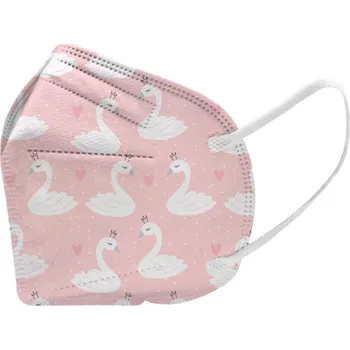 respirátor NANOLION MASK s.r.o. 5ks Český ultratenký NANO respirátor NANOLION supreme protection FFP2 - Labutě Počet v balení: 5KS