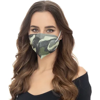 respirátor Balerina zdravotnický Český nano respirátor FFP2 - Camo green