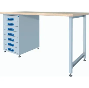 Dílenský stůl Dílenský pracovní stůl P15.2 Rozměry: 1673 x 700 x 860 mm