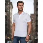 Pánská košile polo s pruhy PX0626 Barva: Bílá, Velikost: L