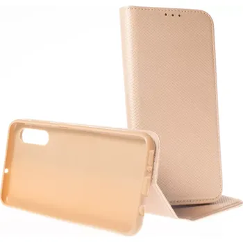 Pouzdro na mobilní telefon Pouzdro Smart Case Book pro Samsung A50 A505 Zlaté