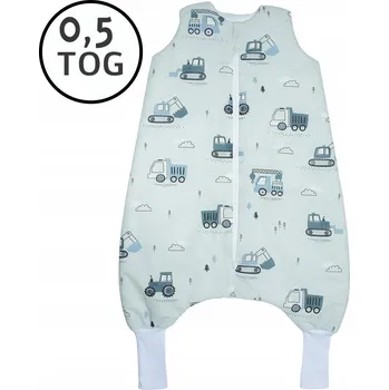 Fusak LETNÍ Spací pytel s nohavicemi 56-68 XS 0,5 TOG BAVLNA 100% PRODUKT POLSKÝ