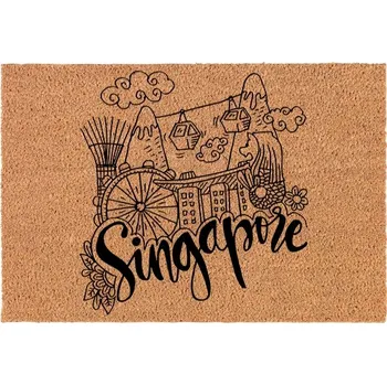 KOKOSOVÁ ROHOŽKA 40x60 MIASTO LWA PODRÓŻ ATRAKCJE EGZOTYKA HIT VZOR