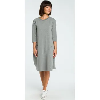 Dámské šaty Dámské šaty BEWEAR B083 GREY S