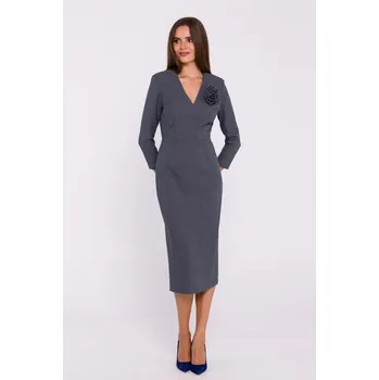 Dámské šaty Dámské šaty STYLOVE S372 GREY XXL