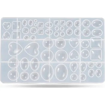 Nádoba na pečení Silikonová forma, forma na kabošony, různé tvary, 255x161x15mm, 1 Ks
