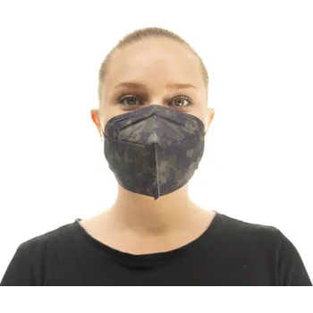 respirátor Balerina zdravotnický Český nano respirátor FFP2 - Dark camo