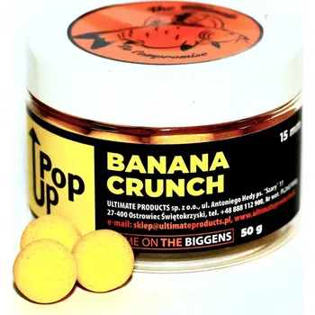 Boilies Pop-up boilies 12mm Ultimate Products Banana Crunch