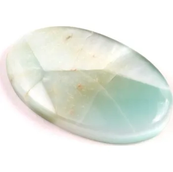 Přírodní kámen Kabošon Pectolite (zelený Larimar) č.3630 (43x26x7mm)