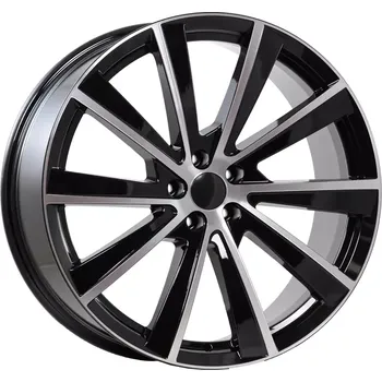 Alu kolo Alu kola AGT 21251, 21x9 5x108 ET40, černá + leštění (zátěžová)