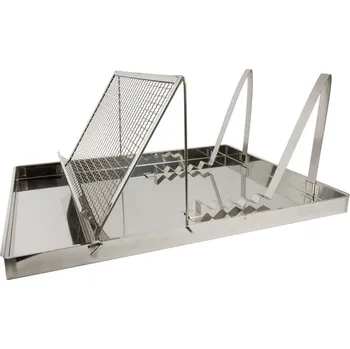 Odvíčkovací talíř velký nerez