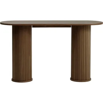 Konzolový stolek Hnědý konzolový stolek 40x130 cm Nola – Unique Furniture ID_1753024