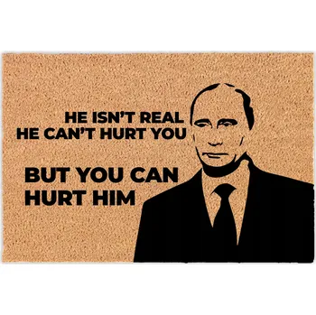 Rohožka ROHOŽKA 40X60 SOLIDÁRNÍ S UKRAJINOU ODOLNÁ UNIVERZÁLNÍ DEKORATIVNÍ VZOR