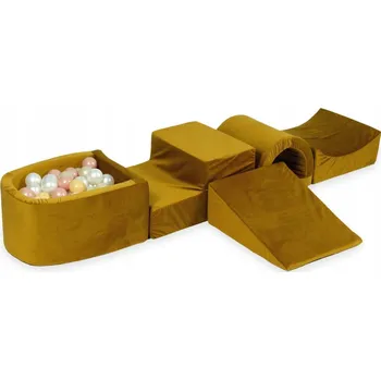 Dětské hřiště Pěnové dětské hřiště - tunel bazén mikro zlatý