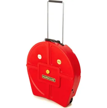 Obal pro bicí nástroj HARDCASE HNP9CYM22R kufr pro činely,9ks,červený 80385