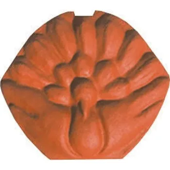 betonová krytina KM BETA Ucpávka hřebene holubice KMB Elegant -višňová