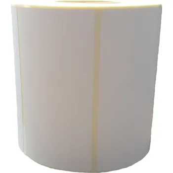 Speciální papír TERMO ETIKETY BÍLÉ 100x80MM 500 ks. SNADNO ODSTRANITELNÉ LEPIDLO