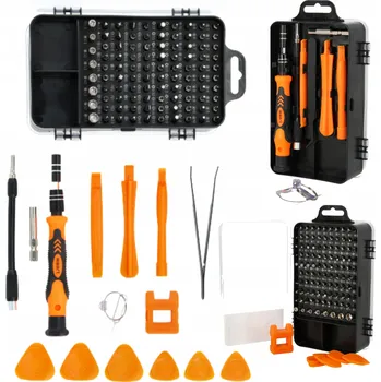 Šroubovák Sada precizních šroubováků 115 ks BITY SL PH PZ TORX S HEX M HEX F CR-V