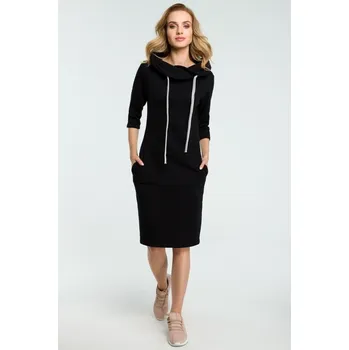 Dámské šaty Dámské šaty MOE M391 BLACK S